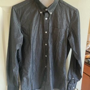 Combatant Gentlemen Slim Fit Dress Shirt Dark Gray Size 15.5